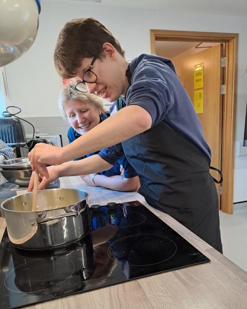 ALFIE students cooking