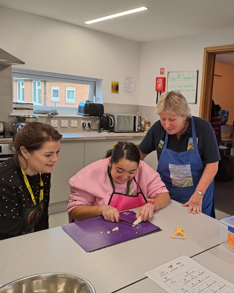 ALFIE students cooking