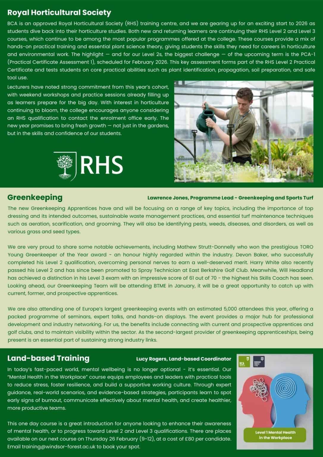 BCA APPRENTICESHIP NEWSLETTER – EDITION 2, JANUARY 2026 - Berkshire ...